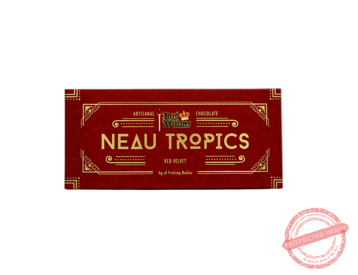 neautropics red velvet chocolate bar